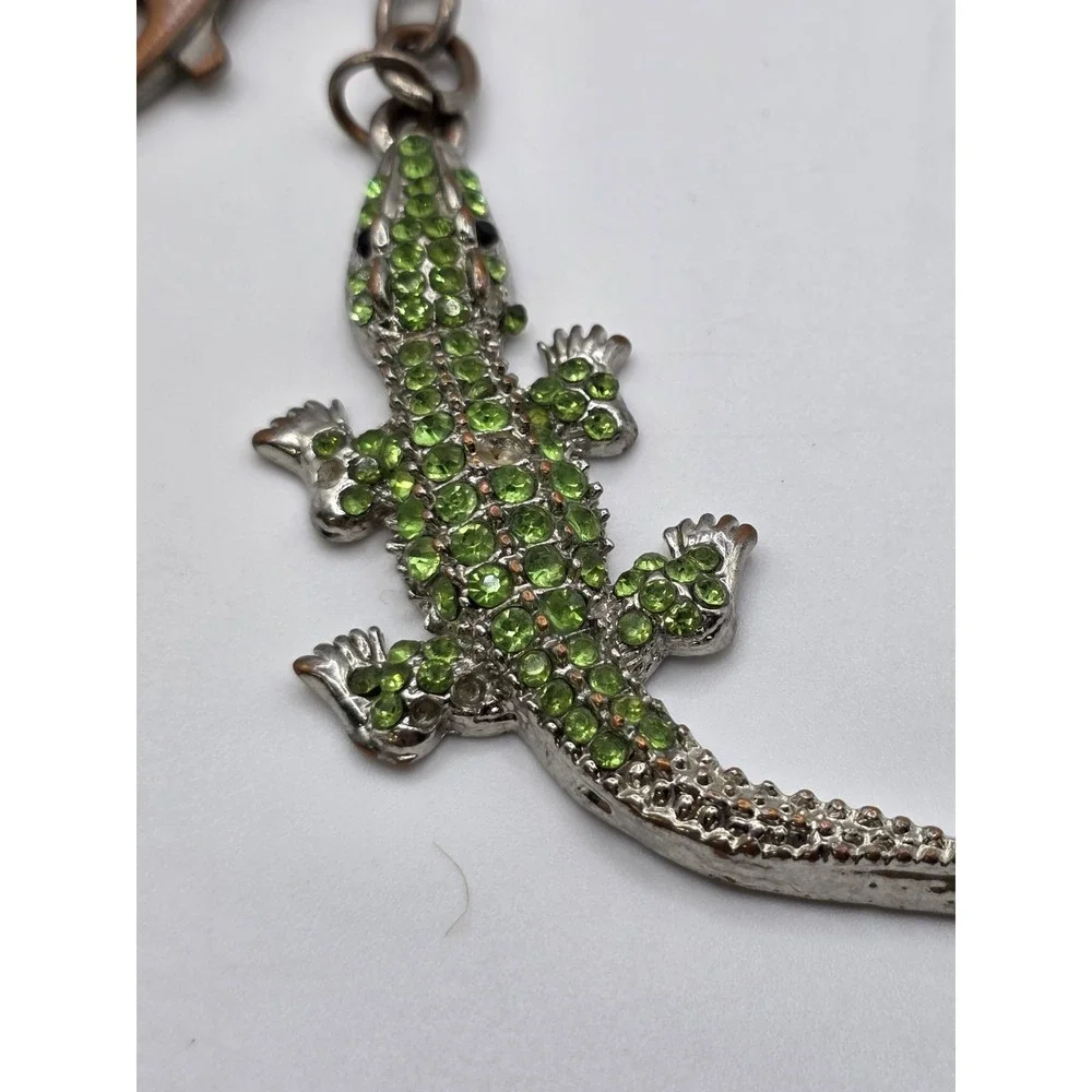 Chameleon gecko rhinestone